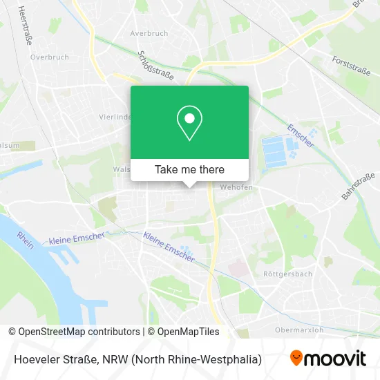 Hoeveler Straße map