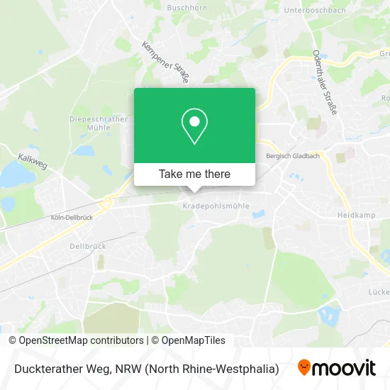 Карта Duckterather Weg