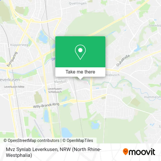 Карта Mvz Synlab Leverkusen