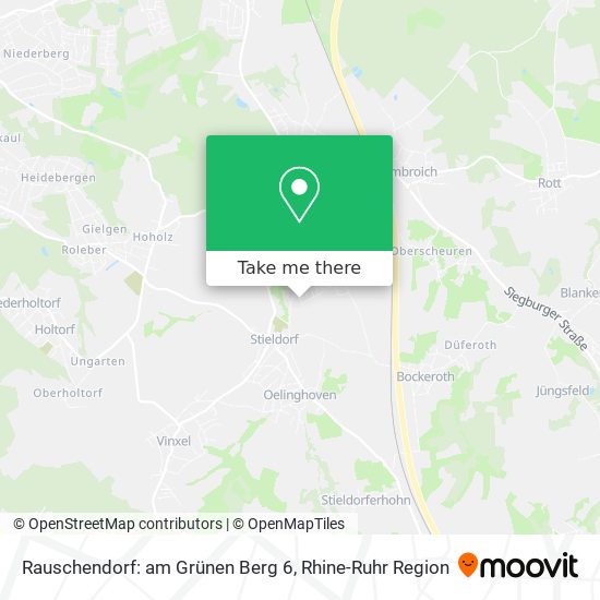 Rauschendorf: am Grünen Berg 6 map