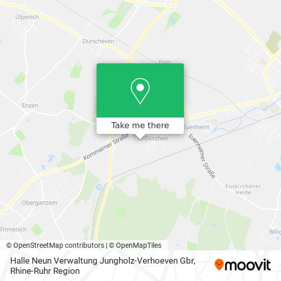 Halle Neun Verwaltung Jungholz-Verhoeven Gbr map