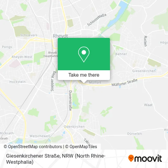 Giesenkirchener Straße map