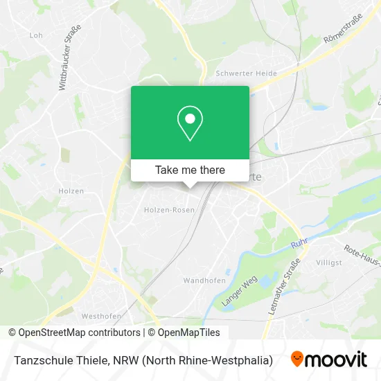 Tanzschule Thiele map