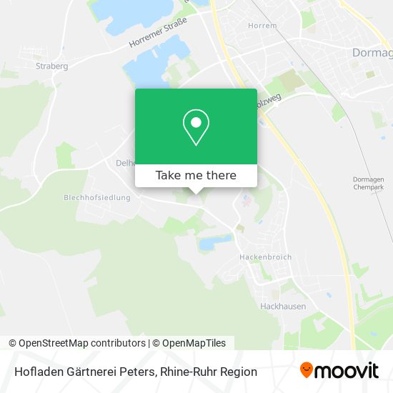 Hofladen Gärtnerei Peters map