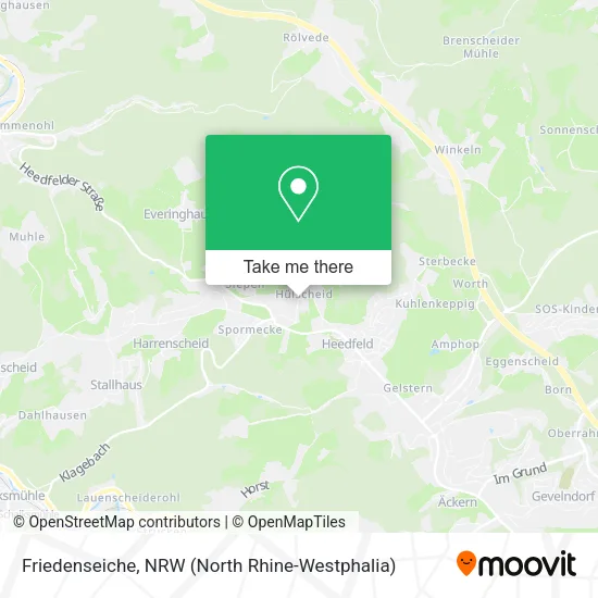 Карта Friedenseiche