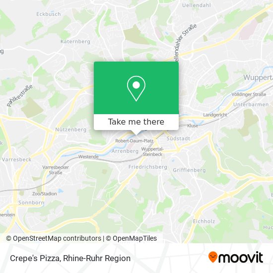 Crepe's Pizza map