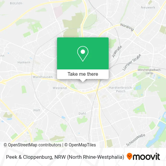 Peek & Cloppenburg map