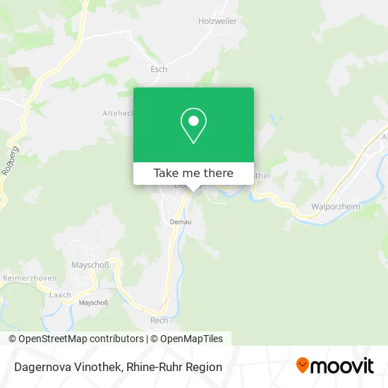 Карта Dagernova Vinothek