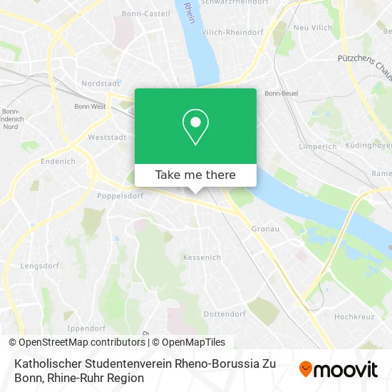 Карта Katholischer Studentenverein Rheno-Borussia Zu Bonn