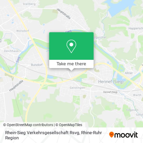 Rhein-Sieg Verkehrsgesellschaft Rsvg map