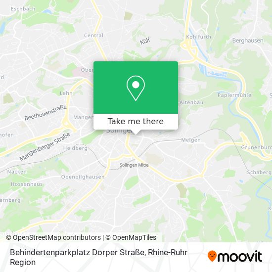 Карта Behindertenparkplatz Dorper Straße