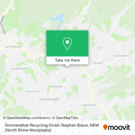 Карта Simmerather Recycling Gmbh Stephan Braun