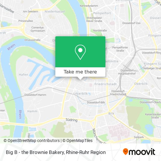 Big B - the Brownie Bakery map