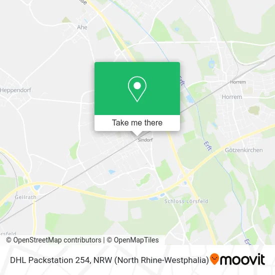 Карта DHL Packstation 254