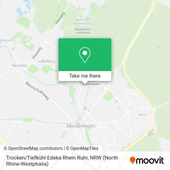 Карта Trocken / Tiefkühl Edeka Rhein Ruhr