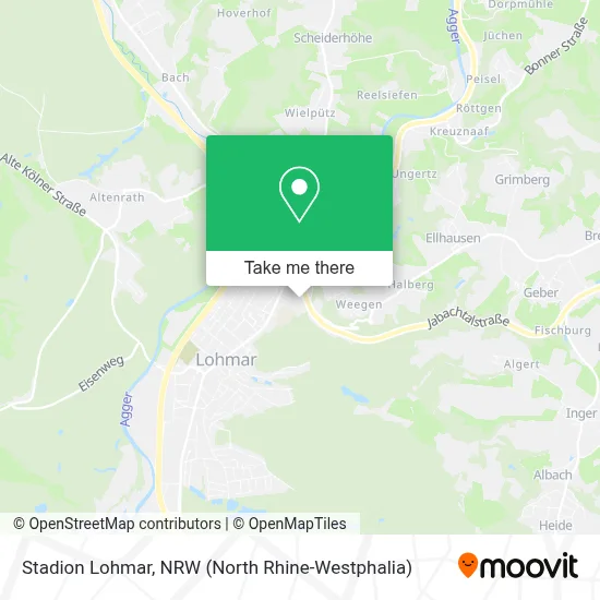Stadion Lohmar map