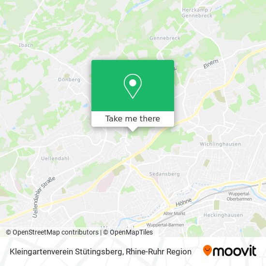 Kleingartenverein Stütingsberg map