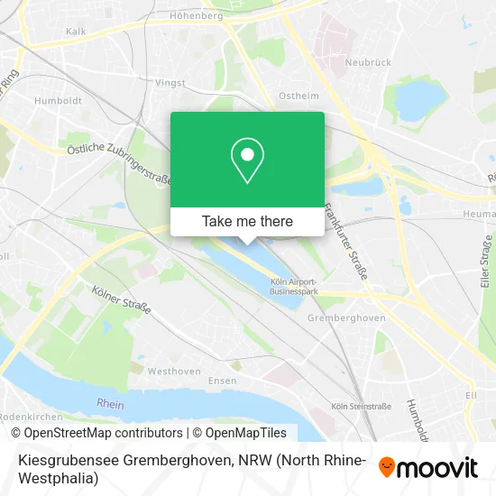 Карта Kiesgrubensee Gremberghoven