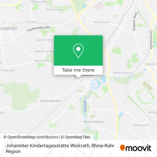 Johanniter-Kindertagesstätte Wickrath map