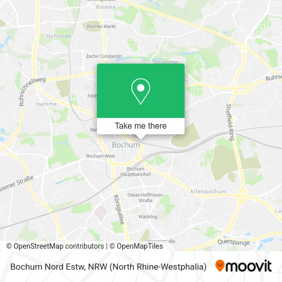 Карта Bochum Nord Estw