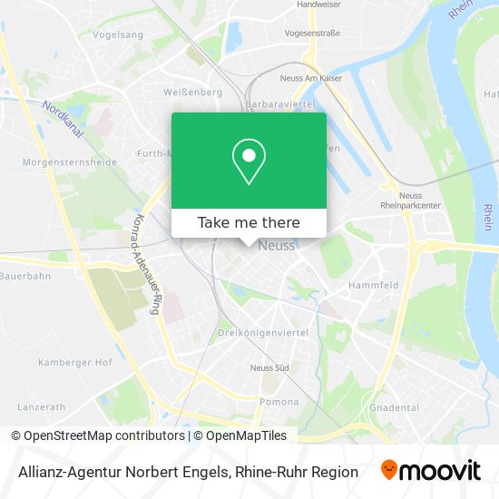 Карта Allianz-Agentur Norbert Engels