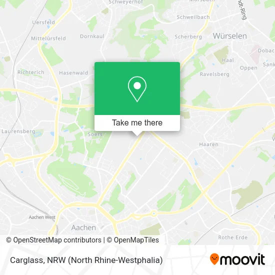 Carglass map