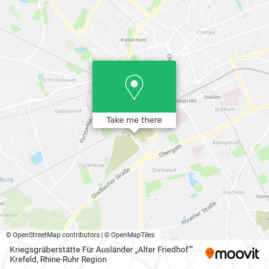 Kriegsgräberstätte Für Ausländer „Alter Friedhof"" Krefeld map