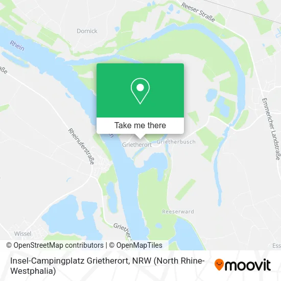 Карта Insel-Campingplatz Grietherort