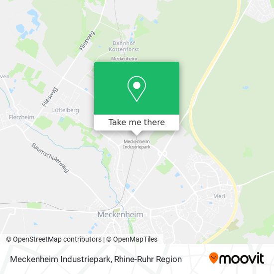 Meckenheim Industriepark map