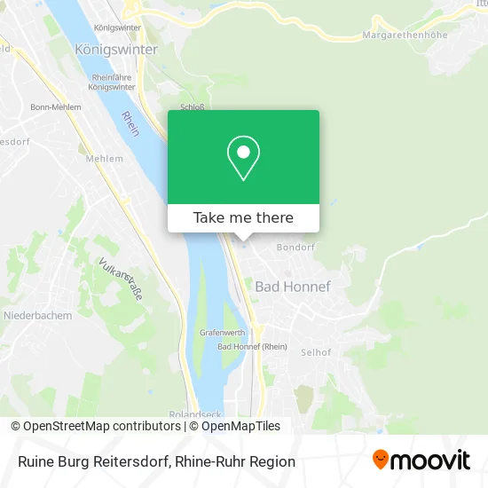 Ruine Burg Reitersdorf map