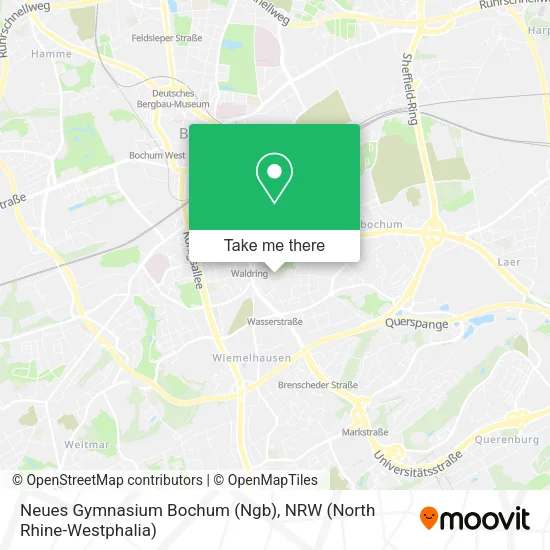 Карта Neues Gymnasium Bochum (Ngb)
