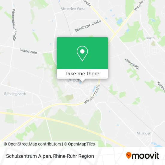 Карта Schulzentrum Alpen