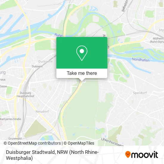 Карта Duisburger Stadtwald