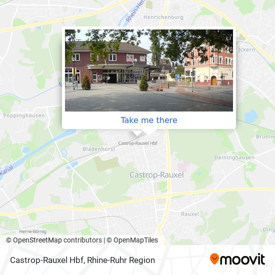 Castrop-Rauxel Hbf map