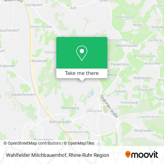 Wahlfelder Milchbauernhof map
