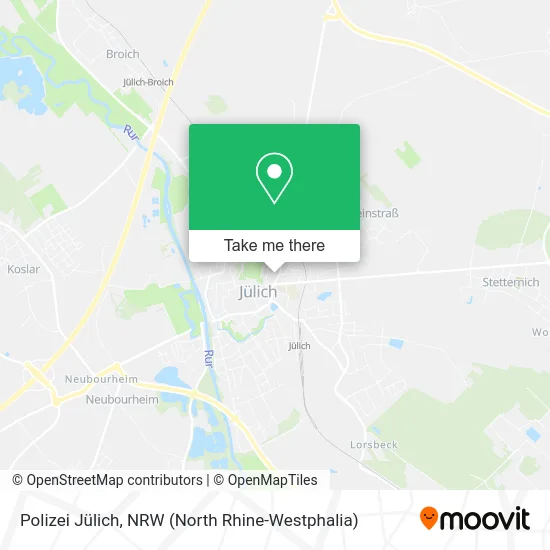Карта Polizei Jülich