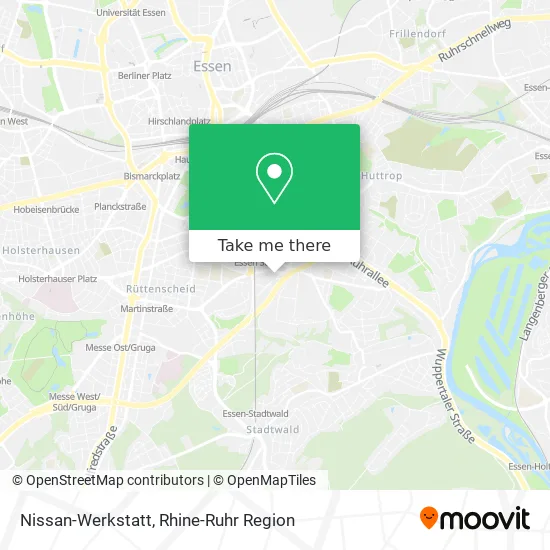 Карта Nissan-Werkstatt