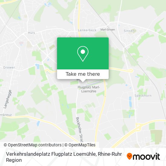Verkehrslandeplatz Flugplatz Loemühle map