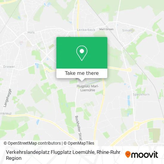 Карта Verkehrslandeplatz Flugplatz Loemühle
