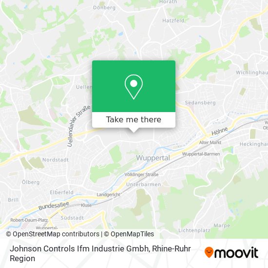 Johnson Controls Ifm Industrie Gmbh map