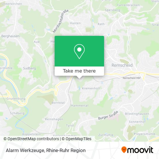 Alarm Werkzeuge map