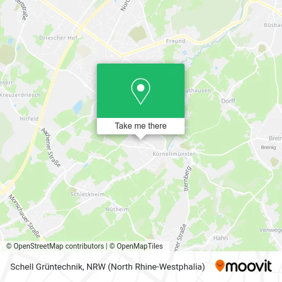 Schell Grüntechnik map