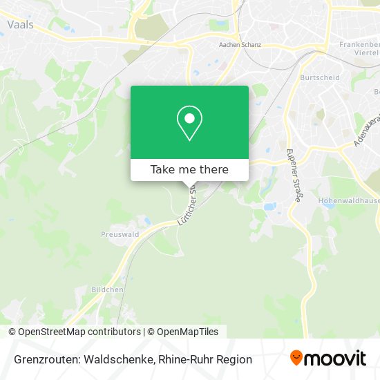 Grenzrouten: Waldschenke map