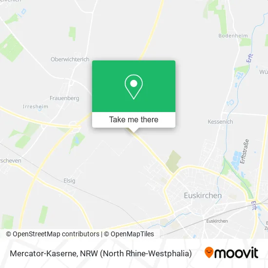 Карта Mercator-Kaserne