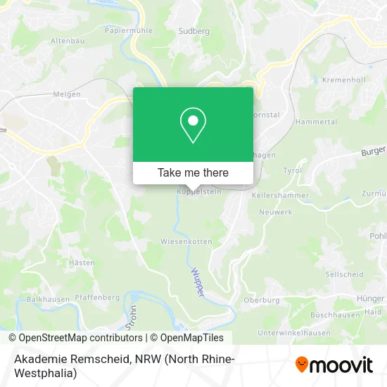 Карта Akademie Remscheid