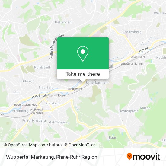 Wuppertal Marketing map