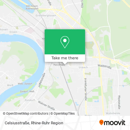 Карта Celsiusstraße