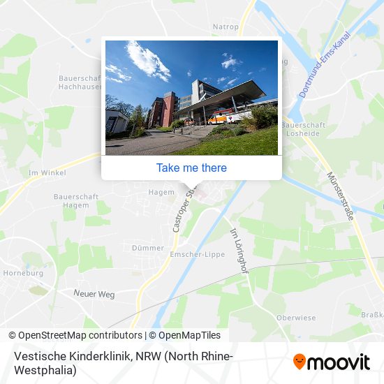 Vestische Kinderklinik map