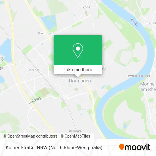 Карта Kölner Straße
