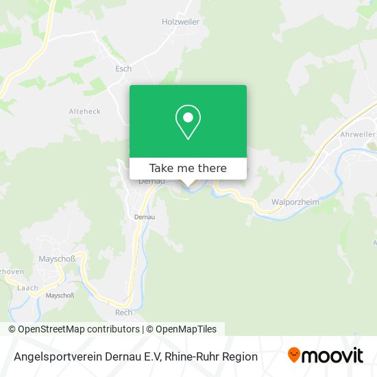 Angelsportverein Dernau E.V map